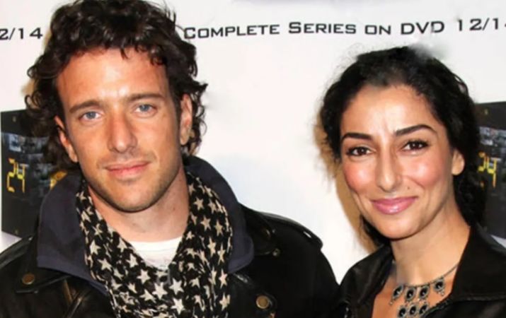 Necar Zadegan and Gadi Erel at award show.